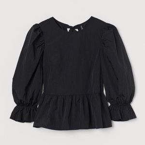 H&M Peplum Blouse NWOT